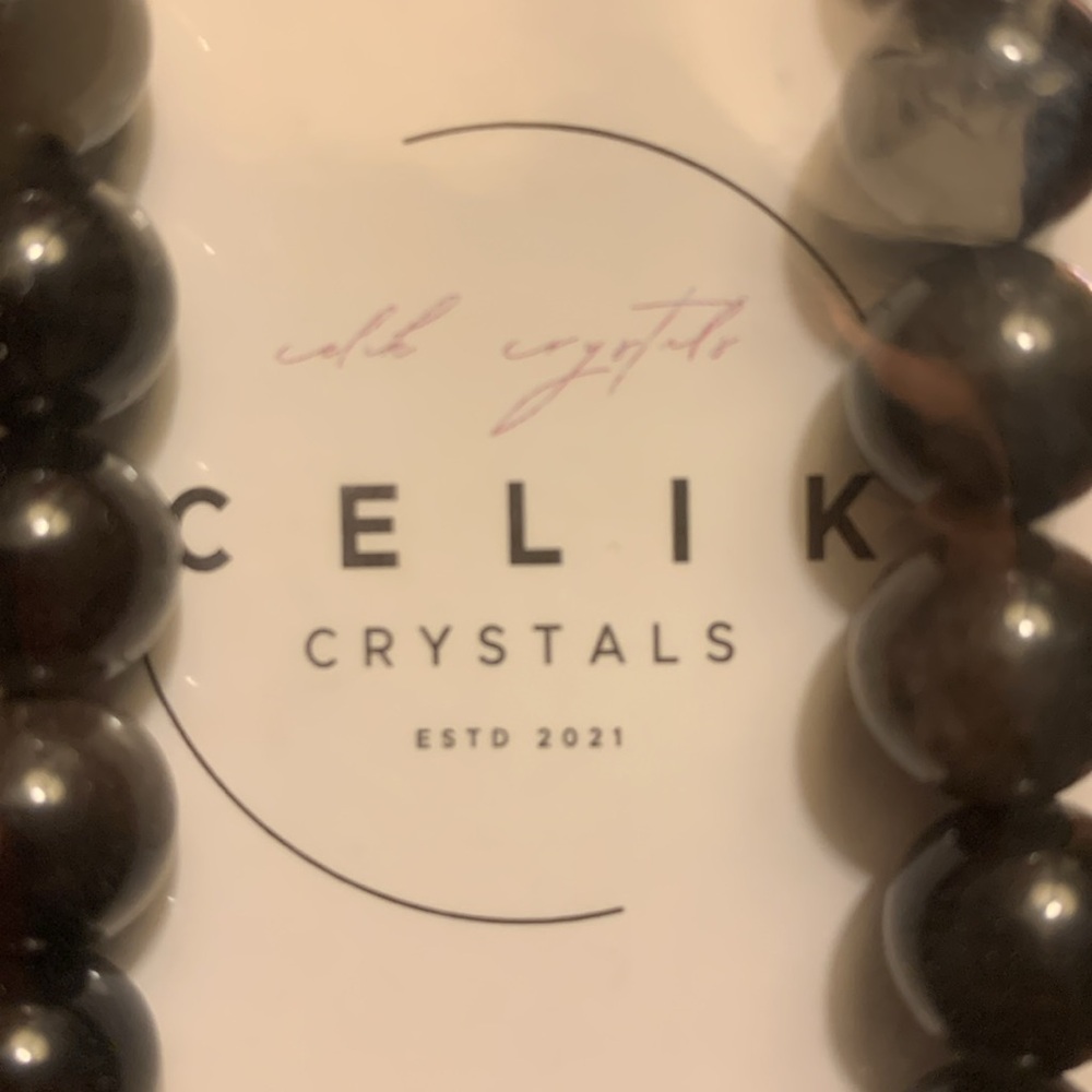 Celik Black Beaded Bracelet - Picture 2 of 2